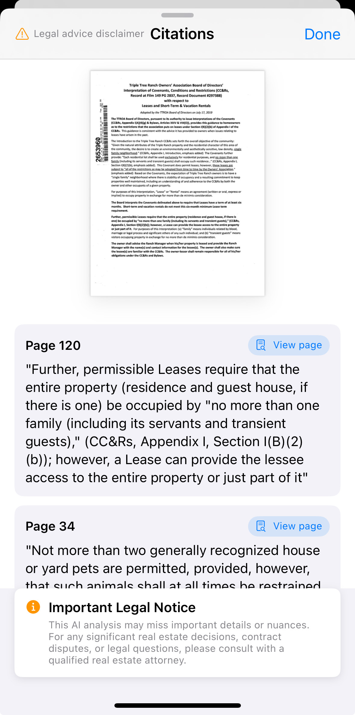 COVSY iPhone Results with Citations